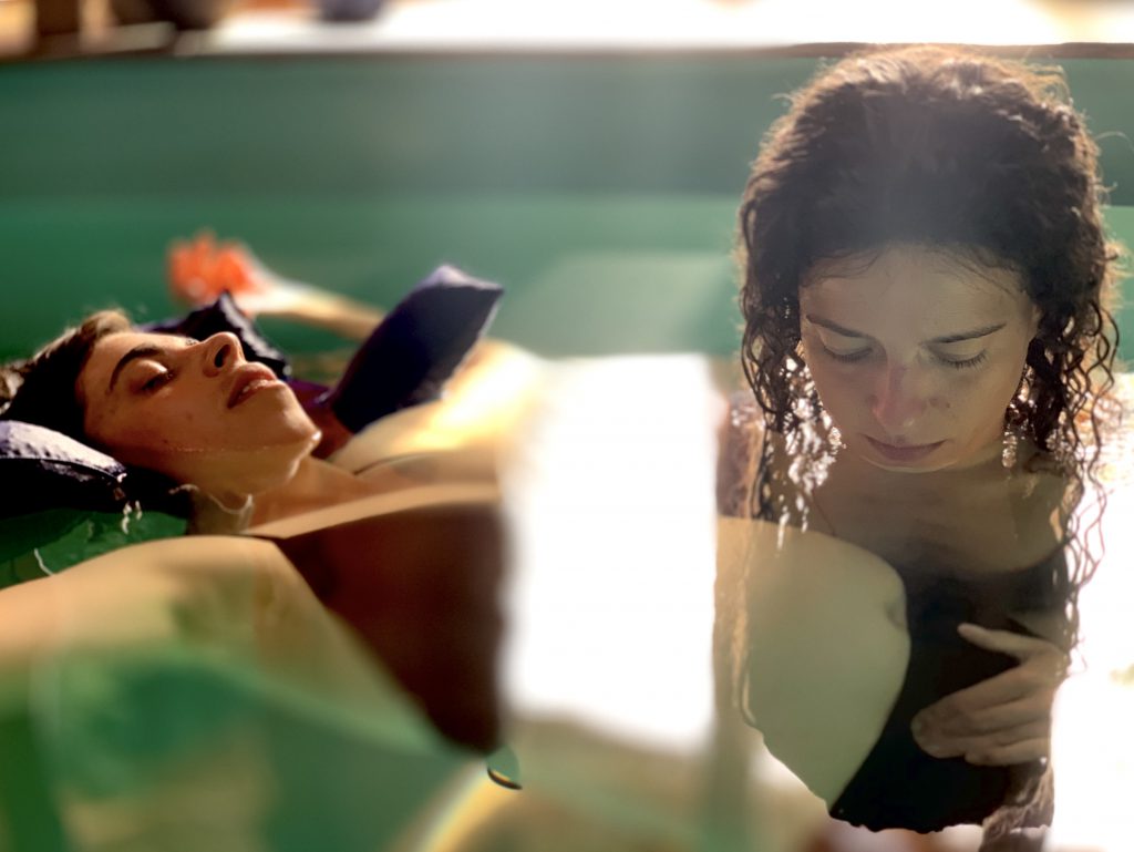 Abdominal Massage During water Therapy Session