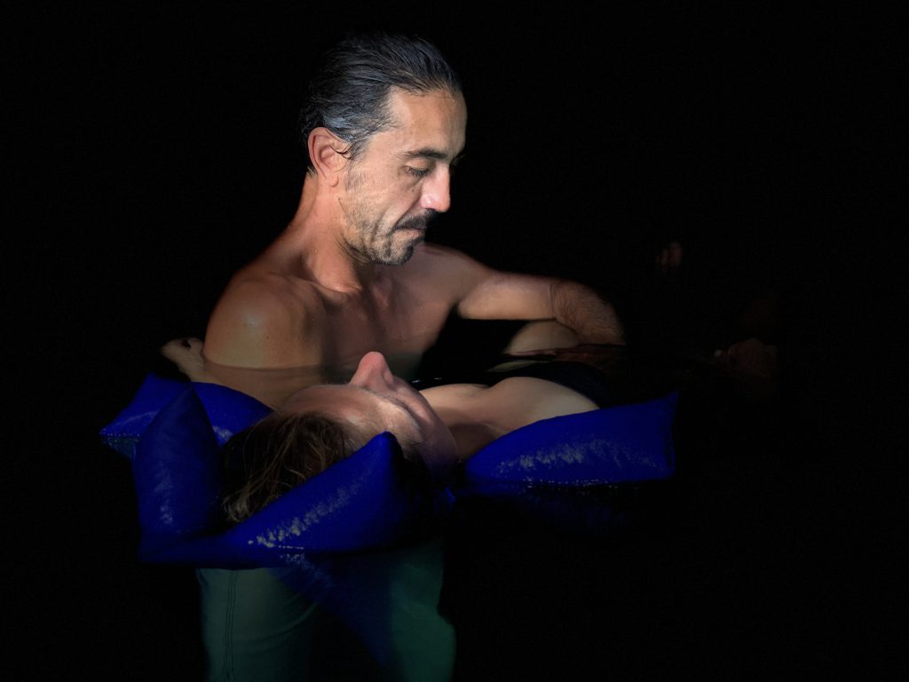 Abdominal Massage During water Therapy Session